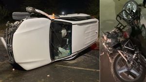 എൻഫീൽഡിനെ ഇടിച്ചു തകർത്ത് ഫോർച്യൂണർ; യാത്രക്കാരുടെ അവസ്ഥ ഭയങ്കരം തന്നെ