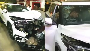 സെൽറ്റോസ് ഫെയ്‌സ്‌ലിഫ്റ്റ് അപകടത്തിൽപ്പെട്ടു; കാറിൻ്റേയും യാത്രക്കാരുടേയും വീഡിയോ വൈറൽ