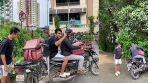 വീട്ടിൽ പോകാൻ ടാക്സി കിട്ടിയില്ല; സൊമാറ്റോ ഓർഡർ ചെയ്ത് ഡെലിവറി ഏജൻ്റിനൊപ്പം കുമ്മനടിച്ച് യുവാവ്