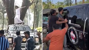 തളരരുത് ബോച്ചെ തളരരുത്; ട്രാഫിക് ജാം സൃഷ്ടിച്ച് ഫോർഡ് F650, യാത്രക്കാർ മുട്ടൻ കലിപ്പ്