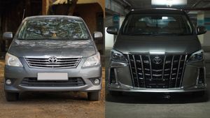 മോഡിഫിക്കേഷനൊക്കെ ഒരു പരിധി ഇല്ലേടെയ്, ഇന്നോവയെ രൂപം മാറ്റിയിരിക്കുന്നത് കണ്ടോ