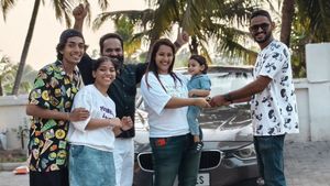 ബെർത്ത്ഡേ ആഡംബരമാക്കി ഭർത്താവ്, സൗഭാഗ്യക്ക് ബിഎംഡബ്ല്യുവിന്റെ ലക്ഷ്വറി കാർ സമ്മാനിച്ച് അർജുൻ