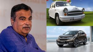 ആശാന് അടുപ്പിലും ആവാല്ലോ! ഇവികളെ അന്ധമായി പ്രോത്സാഹിപ്പിക്കുന്ന ഗഡ്ഗരിയുടെ ഗരാജിലുള്ളത് ദേ ഇതൊക്കെയാണ്