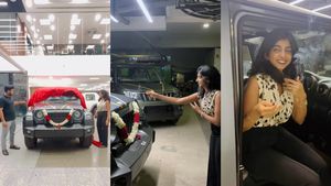 കന്നഡ സുന്ദരി സ്വന്തമാക്കിയ പുതിയ വണ്ടി കണ്ടോ! ലാവണ്യയുടെ കറക്കം ഇനി ത്രീ ഡോറിൽ, വീഡിയോ വൈറൽ