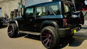 ഡെലിവറി ദിവസം തന്നെ 22 ഇഞ്ച് അലോയി അണിഞ്ഞ് ഥാർ റോക്സ്; സംഭവം കൊള്ളാമോ?