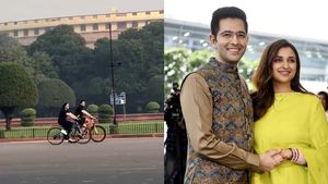 എംപിയായ ഭര്‍ത്താവിനൊപ്പം സൈക്കിളില്‍ കറങ്ങാനിറങ്ങി താരറാണി! കമന്റ് ബോക്‌സ് നിറയെ ഉപദേശം, എന്തിനാണെന്നോ? 