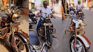 സ്വർണത്തിൽ പണിത ബുള്ളറ്റ്, കള്ളൻ കൊണ്ടുപോയാലും തിരികെ കൊണ്ടുതരുന്ന ട്രിക്കാണ് അമ്മാവന്റേത്