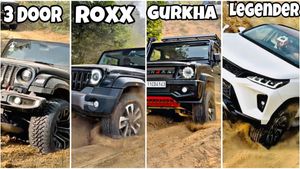 രാജ്യത്തെ മികച്ച ഓഫ്റോഡർ ആരാണെന്ന് വീഡിയോ കണ്ടാൽ മനസിലാകും, ഥാർ റോക്സിനെ മലത്തിയടിച്ചോ?