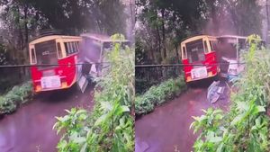 ഹലോ മന്ത്രി സാറേ...ജനങ്ങൾ ഇവരെ കണ്ടാണോ ഡ്രൈവിംഗ് പടിക്കേണ്ടത്? കണ്ണൂരിൽ കൂട്ടിയിടിച്ച് കെഎസ്ആർടിസി ബസുകൾ