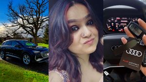 പ്രൊഫൈൽ എടുത്താൽ ഏത് മലയാളിയും നോക്കിപ്പോവും, ഔഡിയുടെ ആഡംബര ഇലക്‌ട്രിക് കാറുമായി ഭക്ഷണപ്രിയരുടെ 'മാക്കറോൺ ഗാൽ'