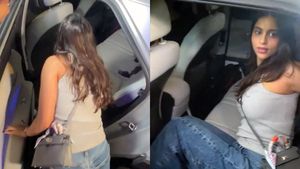 ഖാൻ കുടുംബത്തിലെ സുന്ദരിക്കുട്ടി; കൂട്ടുകാർക്കൊപ്പം കറങ്ങുന്നത് പ്രീമിയം ഇവിയിൽ, വീഡിയോ വൈറൽ