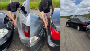 എലിമീശ ഗ്യാപ്പിൽ നിന്ന് വാഹനം പുറത്തിറക്കാൻ ഈ ഐഡിയ മതി; കേരളത്തിൽ ഇതൊക്കെ പറ്റുമോ ആവോ