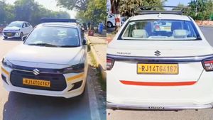 ശങ്കരൻ വീണ്ടും തെങ്ങുമ്മേൽ തന്നെ; പുത്തൻ ഡിസയറും ടാക്സി നമ്പർ പ്ലേറ്റിൽ ഇറങ്ങി