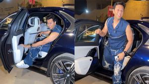 ഇന്ത്യ ജയിച്ചാല്‍ ആദ്യം വെക്കുക ഇങ്ങേരുടെ പാട്ട്! BMW ലക്ഷ്വറി ഇവിയിലെത്തിയ പാട്ടുകാരനെ അറിയുമോ?