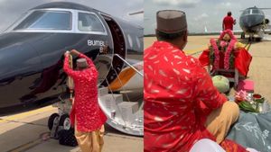 അംബാനിയുടെ പൂജാരിയെ തന്നെ പൊക്കി ബംഗ്ലൂരു വ്യവസായി; പ്രൈവറ്റ് ജെറ്റിൻ്റെ പൂജയുടെ വീഡിയോ വൈറൽ