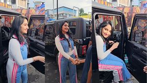 ഓഫ്റോഡറിനെ മെരുക്കിയ സൂപ്പർ നായിക; 916 കുഞ്ഞൂട്ടനിലെ സുന്ദരിയുടെ പുത്തൻ വണ്ടി കണ്ടോ