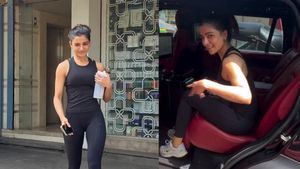 സംവിധായകനുമായി പ്രണയത്തിലെന്ന് കിംവദന്തി; ജിം സ്യൂട്ടിൽ റേഞ്ച് റോവറിൽ വന്നിറങ്ങിയ ഹോട്ട് ഗേൾ