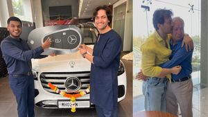 1.5 കോടിയുടെ ബെന്‍സ് വാങ്ങുമ്പോള്‍ അച്ഛന് ഥാര്‍ എങ്കിലും വേണ്ടേ! സമ്മാനം കണ്ട് കണ്ണീരണിഞ്ഞ് നടന്റെ പിതാവ്