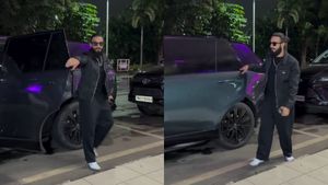 ഭാര്യയുടെ വീഡിയോ കണ്ടത് 190 കോടി പേർ, കൂളിംഗ് ഗ്ലാസും വെച്ച് കിടിലൻ ലുക്കിൽ റേഞ്ച് റോവറിൽ വന്നിറങ്ങി 'ധുരന്ദർ'