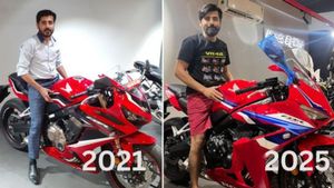 സ്വപ്‌നം അത് യാഥാര്‍ത്ഥ്യമാക്കാനുള്ളതാണ്..! സെയില്‍സ്മാനായിരുന്ന ഷോറൂമില്‍ നിന്ന് സൂപ്പര്‍ബൈക്കെടുത്ത് യുവാവ്