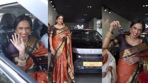 'മൈ ബോയ്' മഹീന്ദ്രയുടെ കുട്ടിക്കൊമ്പനെ വാങ്ങി ട്രാൻസ്‌വുമൺ നിവി; സോഷ്യൽ മീഡിയ കത്തിച്ച് വീഡിയോ