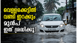 വെള്ളക്കെട്ടുള്ള റോഡിലൂടെ വണ്ടിയോടിക്കുമ്പോൾ ഇക്കാര്യങ്ങൾ മറക്കരുത്