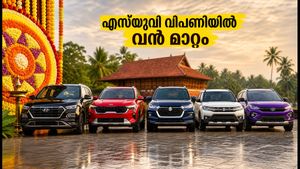 ഓണം നാലാം നാൾ: കേരളത്തിൽ എസ്‌യുവി വിപണിയിൽ വൻ മാറ്റങ്ങൾ; ബ്രെസ്സ കുതിക്കുന്നു, ക്രെറ്റ ഒന്നാമത്
