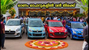 ചിങ്ങം ഒന്നിന് കാർ ഷോറൂമുകളിൽ വൻ തിരക്ക്; ഓണം ഓഫറുകളിൽ സ്വിഫ്റ്റിനെ പിന്തള്ളി വാഗൺആർ കുതിക്കുന്നു!