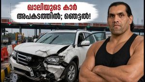 പാനിപ്പത്തിൽ ദ ഗ്രേറ്റ് ഖാലിയുടെ എസ്‌യുവി അപകടത്തിൽ; ഞെട്ടിക്കുന്ന ദൃശ്യങ്ങൾ പുറത്ത്, ഖാലിയുടെ പ്രതികരണം ഇതാ