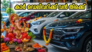 ഗണേശ ചതുർത്ഥി മുഹൂർത്തം; കാർ ഡെലിവറിക്ക് വൻ തിരക്ക്, വിപണിയിൽ ടാറ്റയും മാരുതിയും മുന്നിൽ