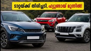 കാർ വിപണിയിൽ അട്ടിമറി; ടാറ്റയെ പിന്നിലാക്കി ഹ്യുണ്ടായ് കുതിക്കുന്നു, മുന്നിൽ മാരുതിയും മഹീന്ദ്രയും