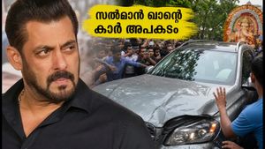 ഗണേശോത്സവത്തിനിടെ സൽമാൻ ഖാന്റെ കാർ ആരാധകന്റെ കാലിൽ കയറി; സുരക്ഷാ വീഴ്ചയിൽ ആശങ്കയേറുന്നു