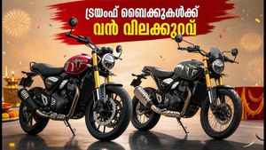 ട്രയംഫ് ബൈക്കുകൾക്ക് വൻ വിലക്കുറവ്; സ്പീഡ് 400, ട്രാക്കർ 400 സ്വന്തമാക്കാൻ ഇതാ സുവർണ്ണാവസരം!