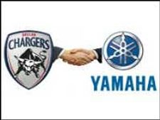 டெக்கான் சார்ஜர்ஸ் அணியின் அதிகாரப்பூர்வ பங்குதாரர் யமஹா மோட்டார்ஸ்