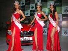 ஃபெமினா மிஸ் இந்தியா போட்டியில் வெற்றி பெற்ற அழகிகளுக்கு ஸ்கோடா ஃபேபியா பரிசு