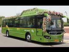 டெல்லியில் எரிவாயுவில் இயங்கும் வால்வோ பஸ் சோதனைஓட்டம்