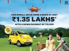 மாதத்தவணை ரூ.3,400 கட்டுங்கள் போதும்: நானோவுக்கு டாடா சலுகை