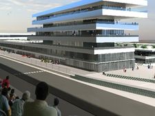 டெல்லி பார்முலா-1 பந்தய டிராக்கில் குறுக்கே நாய் ஓடி வந்ததால் பரபரப்பு