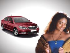 ரஞ்சிதாவின் மனதை கொள்ளயடித்த ஸ்கோடா லாரா!