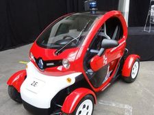 பாரிஸ் தீயணைப்பு படையில் ரெனோ ட்விஸி எலக்ட்ரிக் கார்