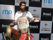 சர்வதேச பைக் ராலி பந்தயத்திற்கு செல்லும் முதல் இந்திய வீரர்!