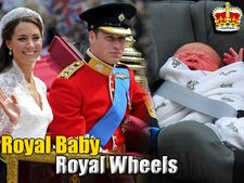 ரேஞ்ச்ரோவரில் முதல் பயணம் செய்த இங்கிலாந்தின் குட்டி இளவரசர்!