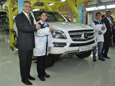 பென்ஸ் ஜிஎல் கிளாஸ் உற்பத்தி துவக்கம்: இந்தியாவுக்கு பெருமை