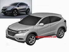 ஹோண்டாவின் புதிய காம்பெக்ட் எஸ்யூவியின் காப்புரிமை படங்கள்