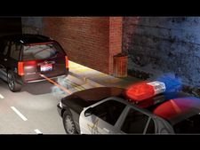 காரில் தப்பும் குற்றவாளிகளை பிடிக்க உதவும் ஜிபிஎஸ் தோட்டா!!