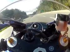 மணிக்கு 299 கிமீ வேகத்தில் பறந்த யமஹா பைக்: சாதுர்யமாக பிடித்த போலீசார்!