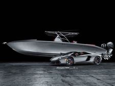 மேட்சிங் மேட்சிங்... லம்போ அவென்டேடார் ஸ்டைலில் உருவான அதிவேக படகு!