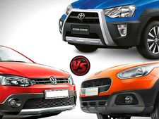 ஃபோக்ஸ்வேகன் கிராஸ்போலோ Vs டொயோட்டா எட்டியோஸ் கிராஸ் Vs ஃபியட் அவென்ச்சுரா: சிறப்பம்சங்கள் ஒப்