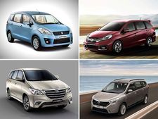 ரெனோ லாட்ஜி Vs மாருதி எர்டிகா Vs ஹோண்டா மொபிலியோ Vs டொயோட்டா இன்னோவா: ஒப்பீடு