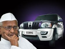 அன்னா ஹசாரேவுக்கு 'தம்பி'யாக தோள் கொடுத்த ஸ்கார்ப்பியோ நாளை ஏலம்!